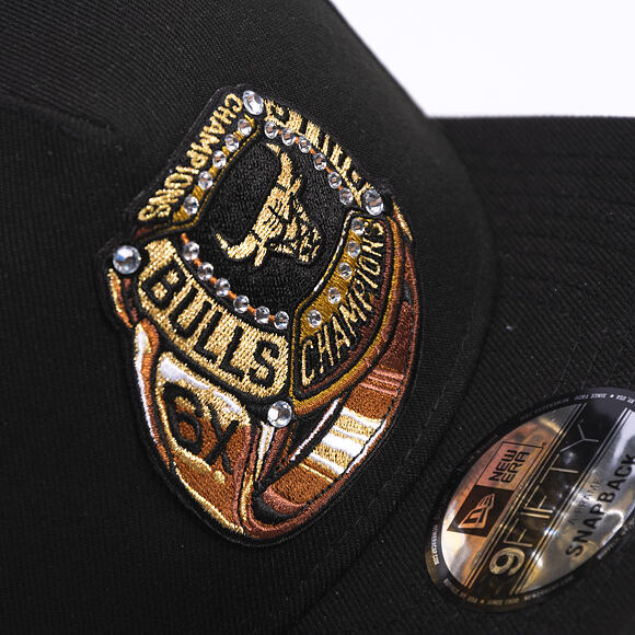 Kšiltovka New Era - NBA Ring 9FIFTY A-Frame - Chicago Bulls - Black