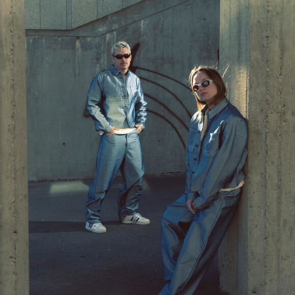Džíny Karl Kani - OG Silver Relaxed Baggy Jeans