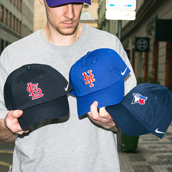 Kšiltovka Nike - Club Unstructured - New York Mets - Rush Blue 4EW
