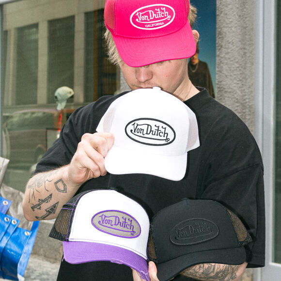 Kšiltovka Von Dutch - Trucker - Keep An Eye Out Patch - Black