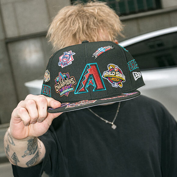 Kšiltovka New Era - MLB All Over Logo 59FIFTY - Arizona Diamondbacks - Team Color