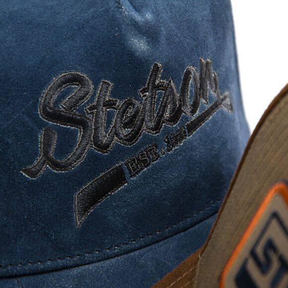 Kšiltovka Stetson - Trucker Cap - Denim Leather - 2
