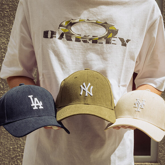 Kšiltovka New Era - MLB Soft Cord 9FORTY - NY Yankees - New Olive