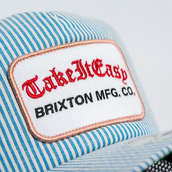 Kšiltovka Brixton - Take It Easy C Np Mp Trucker - Two Boot Stripe