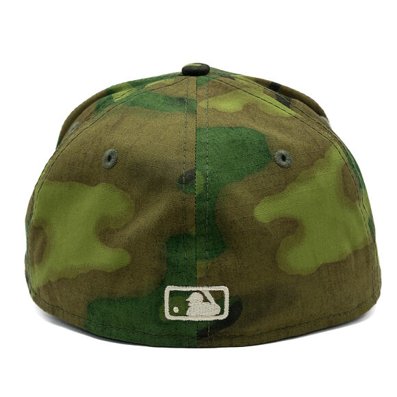 Kšiltovka New Era - MLB Ripstop Camo 59FORTY - NY Yankees - Woodland Camo