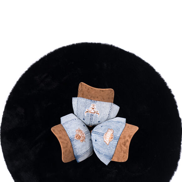Kšiltovka Mitchell & Ness - Den Suede Strapback - NBA - Chicago Bulls - Blue