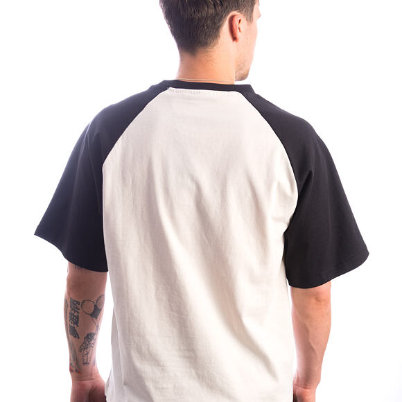 Triko Karl Kani - Sport College Boxy Raglan T-Shirt - Cream/Black