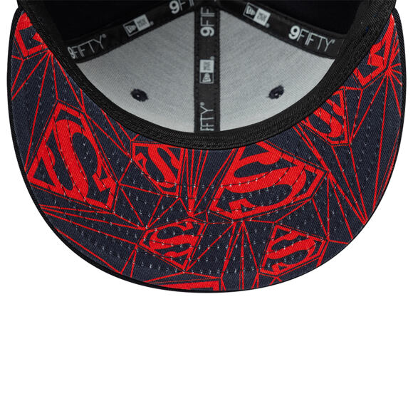 Dětská Kšiltovka New Era - DC Piping 9FIFTY - Superman - Royal / Navy