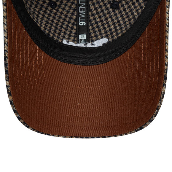 Kšiltovka New Era - Herringbone 9TWENTY - Barcelona FC - Brown