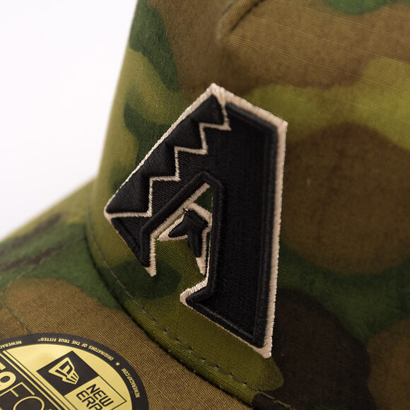 Kšiltovka New Era - MLB Ripstop Camo 59FORTY - Arizona Diamondbacks - Woodland Camo