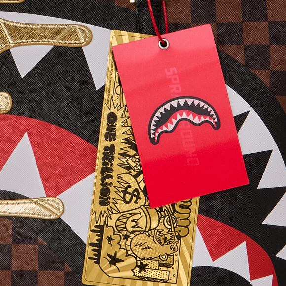 Taška Sprayground - Sharks In Paris Gold Drip Tote