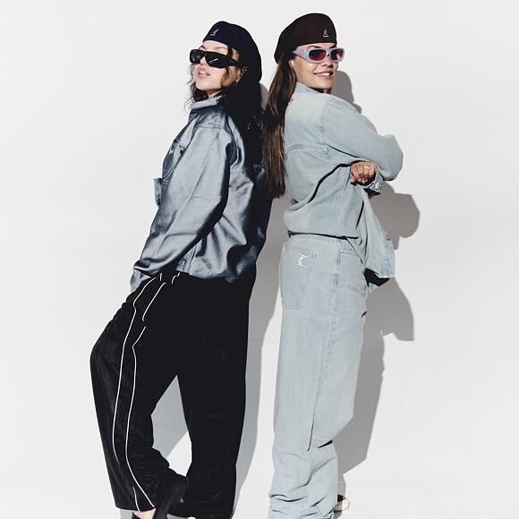 Kalhoty Karl Kani - Signature Shadow Stripe Baggy Trackpants