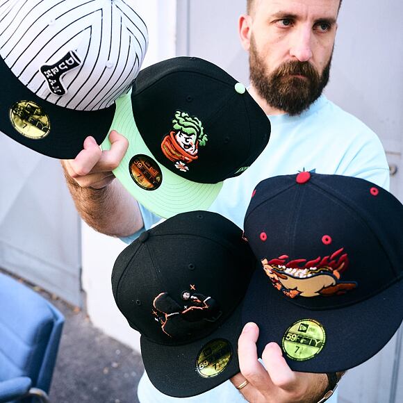 Kšiltovka New Era - MiLB Theme Nights 59FIFTY - Montgomery Biscuits - Biscuit Jar - Black / Mint