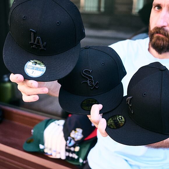 Kšiltovka New Era - MLB Essential 59FIFTY - LA Dodgers - Black