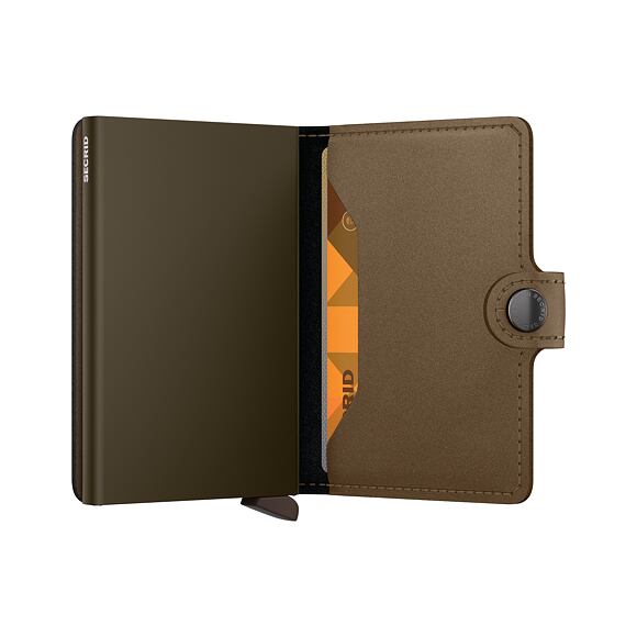Peněženka Secrid - Miniwallet Matte Satin - Bronze