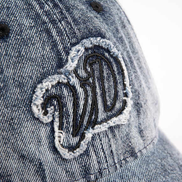 Dámská Kšiltovka DAD CAP EN JEAN AVEC PATCH VD A FRANGES