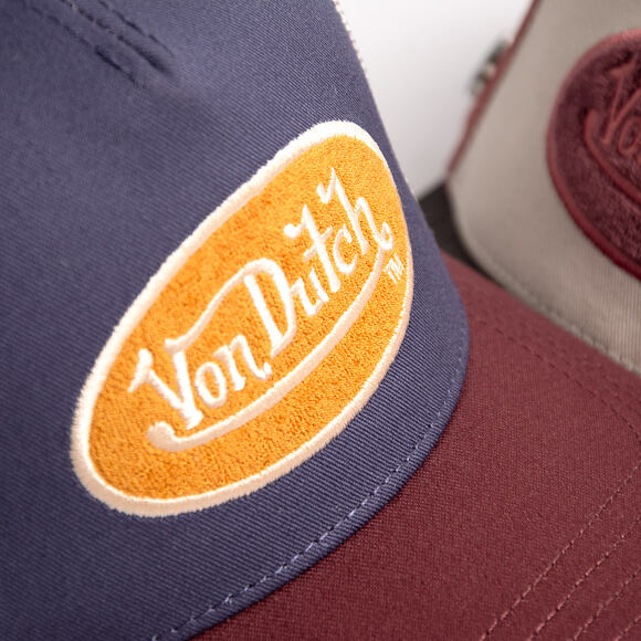 Kšiltovka Von Dutch - Baseball - Patch Premium - Red / Purple