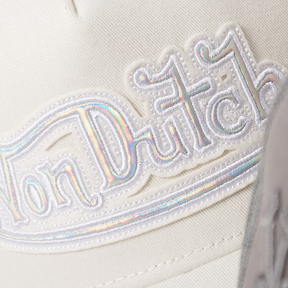 Dámská kšiltovka Von Dutch - Felt & TPU Patch Baseball - Beige