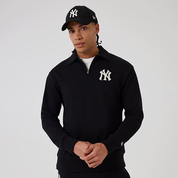 Mikina New Era - MLB Quarter Zip - NY Yankees - Black
