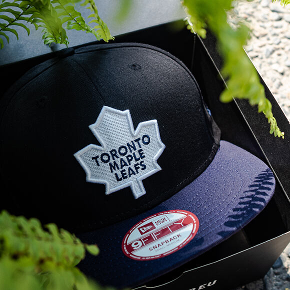 Kšiltovka New Era Cotton Block 3 Toronto Maple Leafs Black Snapback