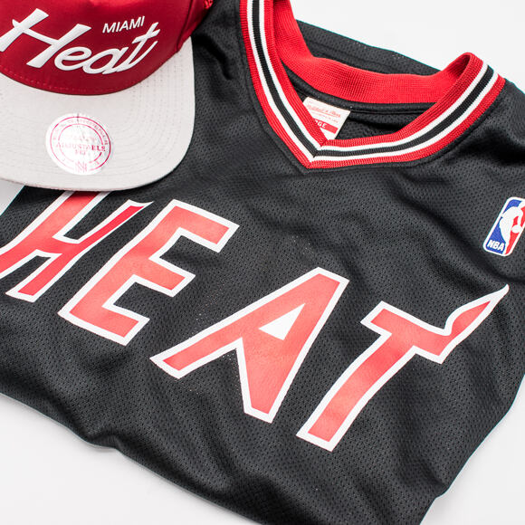 Dres Mitchell & Ness Spot Mesh Miami Heat Black