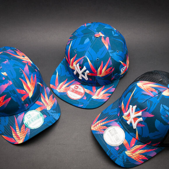Kšiltovka NEW ERA Birds Of Paradise New York Yankees 9FORTY Trucker Snapback