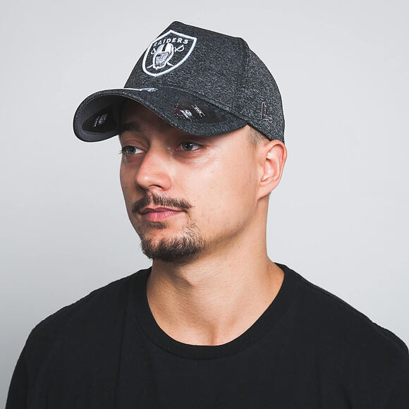 Kšiltovka New Era Jersey Tech A-Frame Oakland Raiders 9FORTY Grey Heather/White Snapback