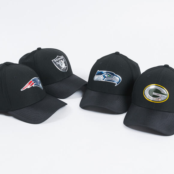 Kšiltovka New Era Black Coll Seattle Seahawks 39THIRTY Black