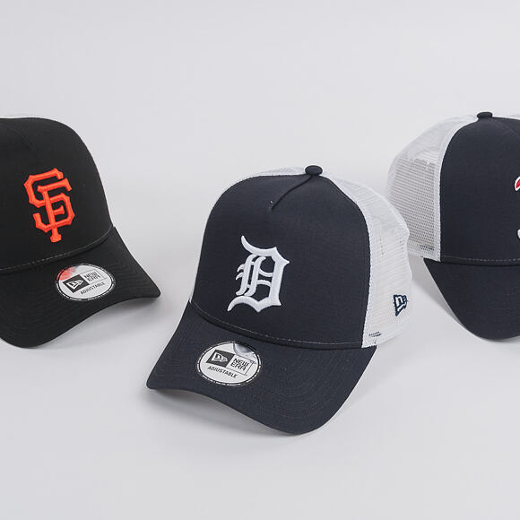 Kšiltovka New Era  Team Essential Boston Red Sox 9FORTY A-FRAME TRUCKER  Official Team Color /