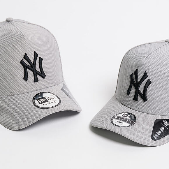 Kšiltovka New Era Diamond Era A Frame New York Yankees 9FORTY Gray/Black Snapback