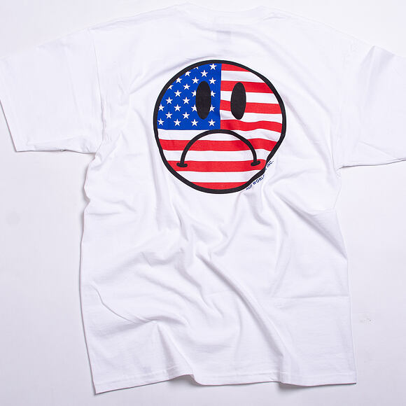 Triko HUF Bummer USA White