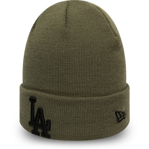 Kulich New Era Los Angeles Dodgers League Essential Cuff Knit New Olive