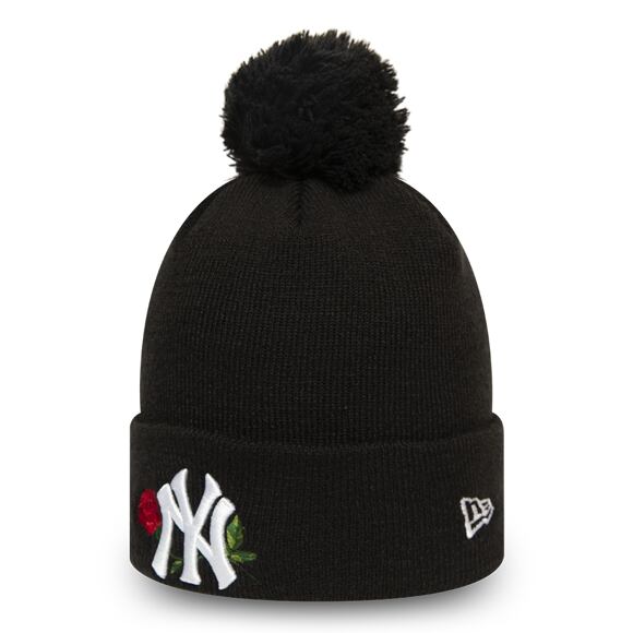 Dětský Kulich New Era New York Yankees Twine Bobble Knit Black Youth