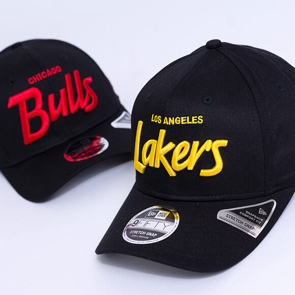 Kšiltovka New Era 9FIFTY Los Angeles Lakers Wordmark Black/OTC