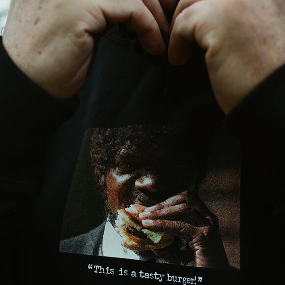 Mikina HUF Pulp Fiction Burger Hoody Black