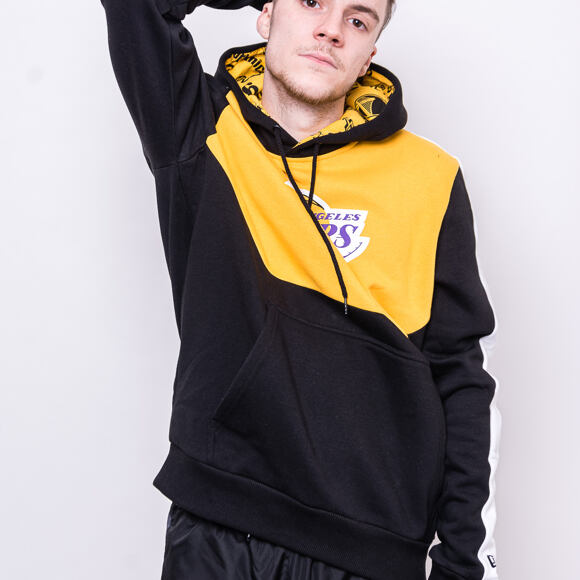 Mikina New Era Los Angeles Lakers Colour Block Hoody