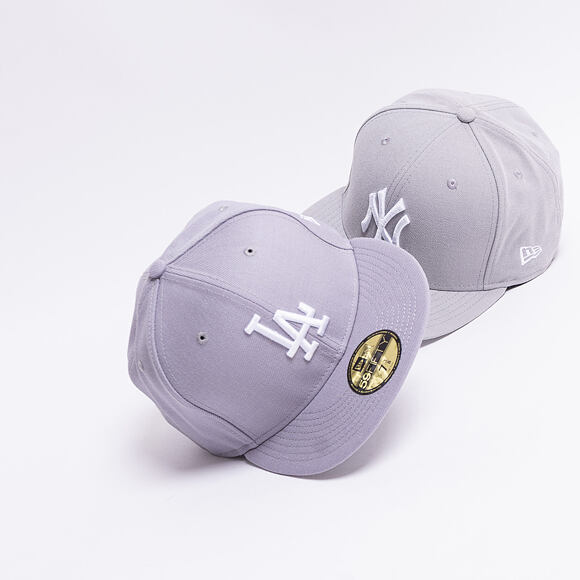 Kšiltovka New Era 59FIFTY Los Angeles Dodgers League Basic Grey