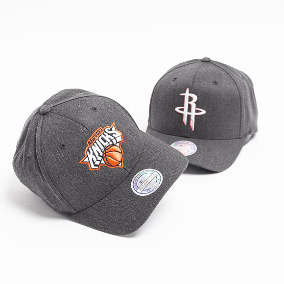 Kšiltovka Mitchell & Ness New York Knicks Charcoal Heather Team Pop