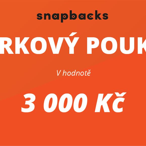 Dárkový poukaz na nákup v hodnotě 3000 Kč