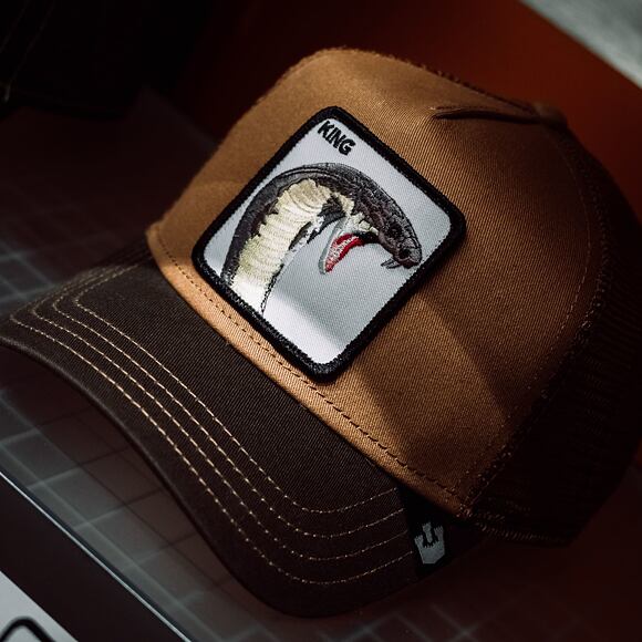 Kšiltovka Goorin Trucker Biter Brown 01-0554