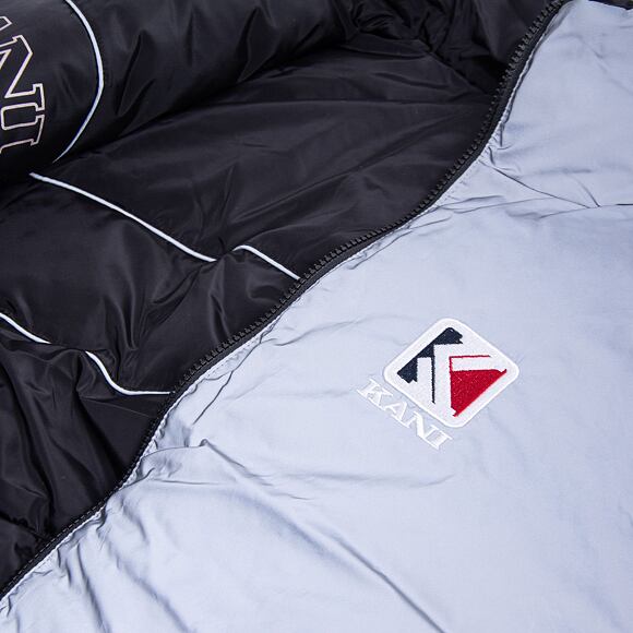 Oboustranná Bunda 2v1 Karl Kani Retro Reversible Puffer Jacket Black 6076425