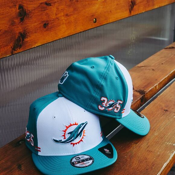 Kšiltovka New Era 9FIFTY NFL20 Sideline Home Miami Dolphins Snapback Team Color