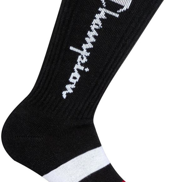 Podkolenky Champion Rochester Crew Socks Black/White/Red