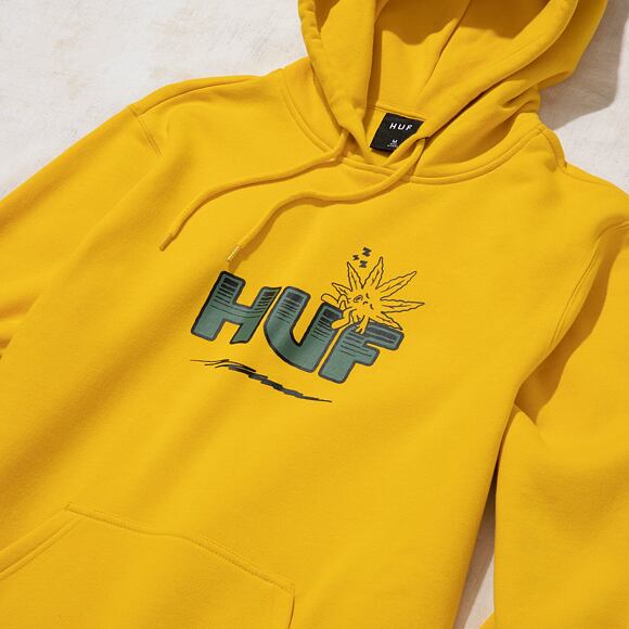 Mikina HUF 4/20 Too High P/O Hoodie Golden