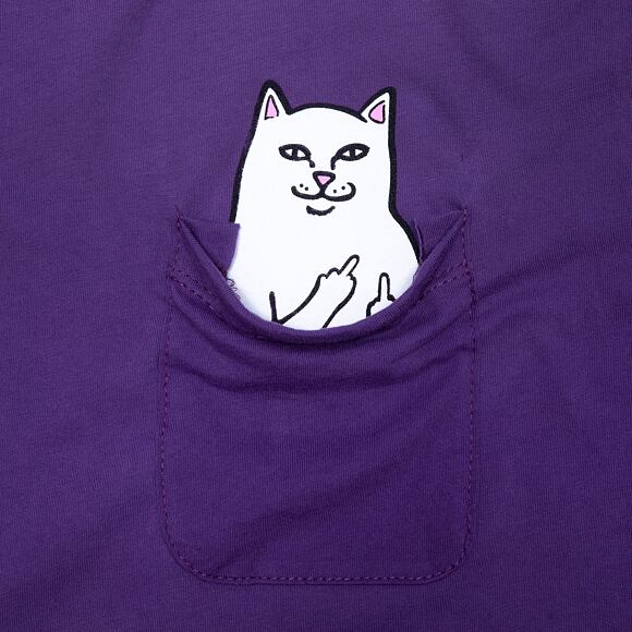 Triko RIP N DIP Lord Nermal Pocket Tee  RND4656 Purple