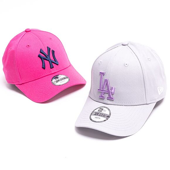 Dětská kšiltovka New Era 9FORTY Kids MLB Home League Essential Los Angeles Dodgers Strapback Dolphin