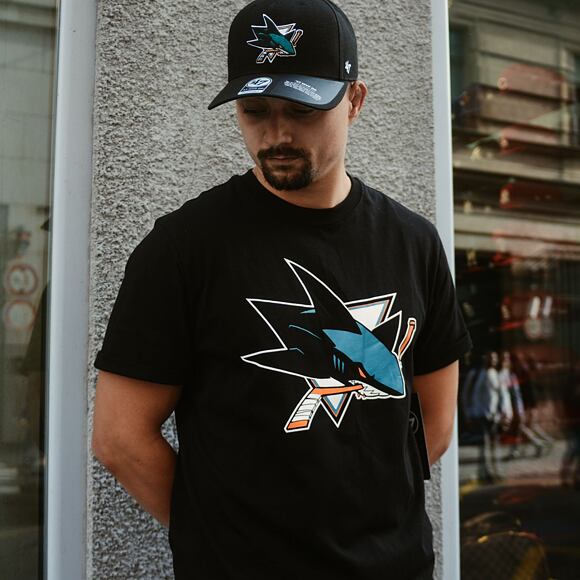 Triko '47 Brand NHL San Jose Sharks Imprint ’47 Echo Tee Jet Black