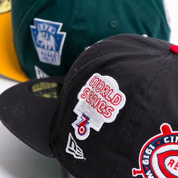 Kšiltovka New Era 59FIFTY Cooperstown Multi WS Patch Cincinnati Reds Fitted Black