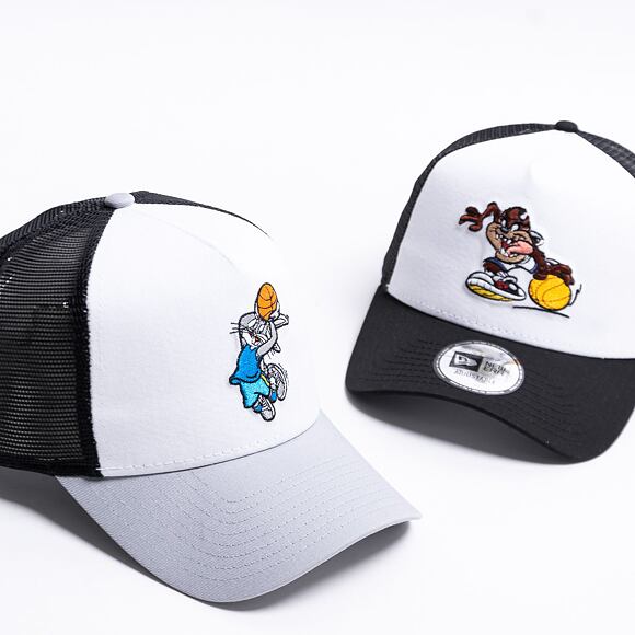 Kšiltovka New Era 9FORTY A-Frame Trucker Sports Bugs Bunny Snapback Dolphin Gray