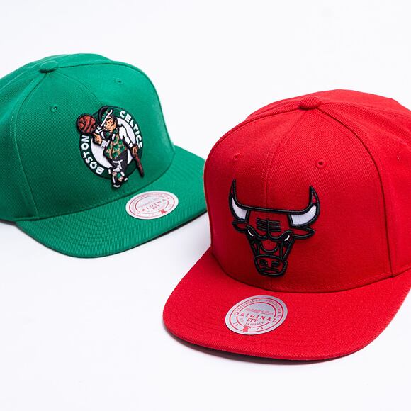 Kšiltovka Mitchell & Ness Team Ground 2.0 Snapback Chicago Bulls Red